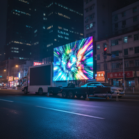 Haute définition 16 ㎡ 21 ㎡ LED publicité mobile camion monté sur véhicule extérieur LED affichage remorque médias publicité équipement
