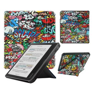 <span class=keywords><strong>Kobo</strong></span> N428 Soft Shell Magnetic Sleep Housse de protection en cuir 2024 <span class=keywords><strong>Kobo</strong></span> <span class=keywords><strong>Libra</strong></span> Couleur E-Book Case pour Kindle Made PU Silicon - Product Image 5