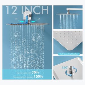 12-дюймовая насадка для душа, ручной распылитель - Product Image 3