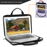 Étui pour ordinateur portable 13-14 pouces pour Chromebook Surface Pro HP Dell-Work-in Sac pour ordinateur portable Étanche Caractéristique EVA PC PU Material