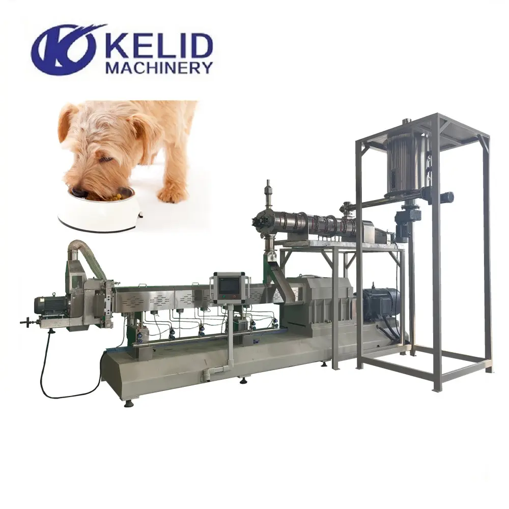 Full Automatic Pet Snack Food Animal Pellet Floating Fish Feed Extruder Machine