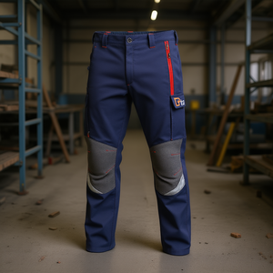 กางเกงทำงาน Ttake ไซส์ 3XL สีน้ำเงิน ทนทาน เหมาะสำหรับงานอุตสาหกรรม - Product Image 3