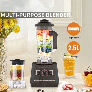 Blender multifonctionnel 2,5 L, broyeur à glace automatique, presse-agrumes, robot culinaire pour bébé, boîtier en plastique sans BPA, alimenté électriquement - Product Image 3
