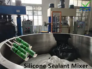 Neutral/acidic/pu/rtv Acetic Silicone Sealant Making Machine Line With Formulas Planetary Mixer Strong Dispersing Machine