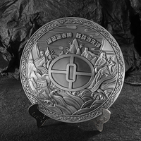 Plaques de récompense commémorative de conception personnalisée, Logo personnalisé Souvenir médailles de trophée en métal avec boîte en bois Plaques ou assiette en laiton