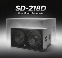 Subwoofer passif extérieur de 18 pouces 1200W pour les écoles, les hôtels, les bâtiments gouvernementaux, les salles multifonctions, les scènes audio