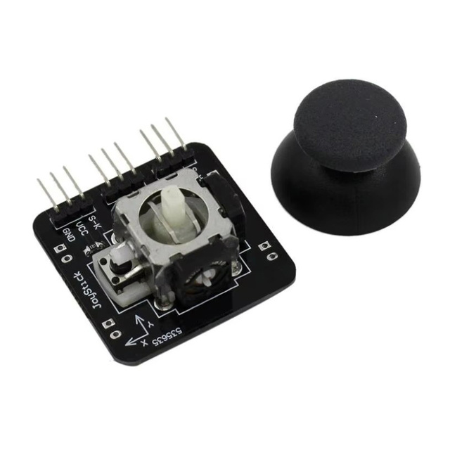 #10A026 Biaxial Button Joystick PS2 Game Joystick Control Lever Sensor Electronic Modules JoyStick