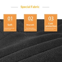 Cagoule polaire coupe-vent chaude intégrée avec masque facial et cache-cou pour le ski, le cyclisme et les sports de plein air – Vente en gros, personnalisable OEM