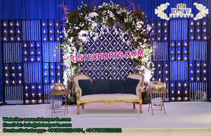 Support mural en métal pour bougies de mariage, design tendance, décoration de scène de mariage, support mural en métal pour bougies de mariage YTexas - Product Image 4