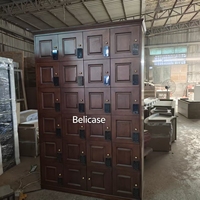 Humidor à cigares personnalisé avec code à clavier, vitrine de présentation pour tabac, armoire de rangement multi-grilles pour cigares, meuble de présentation de cigares