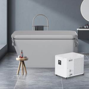 Ensemble de refroidisseur de bain de glace intelligent WiFi 110V avec application, prêt à être expédié depuis les États-Unis, avec filtre et ozone intégrés, pour bain de glace et baignoire de plongée froide pour spa et salle de sport - Product Image 6