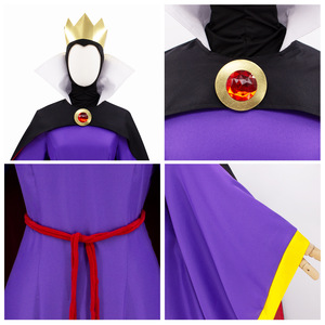 Costumi di Halloween per Donne Adulte, Cosplay Regina Madrina, Storia della Cenerentola, Regina Cattiva, Set Completo in Poliestere - Product Image 2
