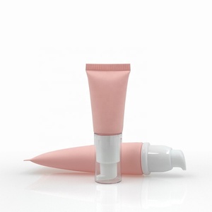 Tubos de Bomba Sin Aire Dorados de PE Vacíos de 20ml, 30ml, 50ml para Empaque de Protector Solar y Crema BB, Tubo Suave para Loción Rosa OEM - Product Image 3