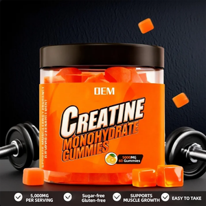 Fabricante de fuente <span class=keywords><strong>OEM</strong></span>, suplemento deportivo de gomitas monohidratadas de creatina para ejercicio y entrenamiento - Product Image 2