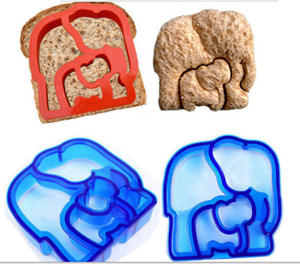 CHUJU Coupe-gâteau et pain en plastique de qualité alimentaire Moule coupe-sandwich de forme différente pour enfants pour <span class=keywords><strong>emporte</strong></span>-pièces - Product Image 6