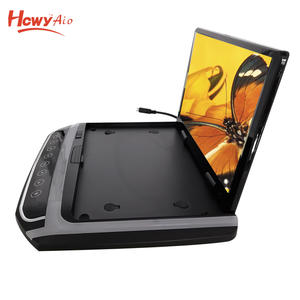 सस्ती कीमत 14 इंच की आईपीएस स्क्रीन छत माउंट मॉनिटर, यूएसबी एसडी पोर्ट फ्लिप डाउन कार मॉनिटर के साथ - Product Image 6