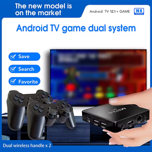 Boîtier Smart TV 4K OEM, console de jeu Android TV <span class=keywords><strong>Stick</strong></span> M8Pro Mini 64 Go, console multi-jeux 15 000 jeux, manette sans fil 2,4 GHz - Product Image 3