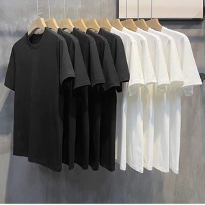 Camisetas Personalizadas Baratas con Logotipo, Ropa para Hombre, Color Sólido, Cuello Redondo, Algodón, Unisex - Product Image 1