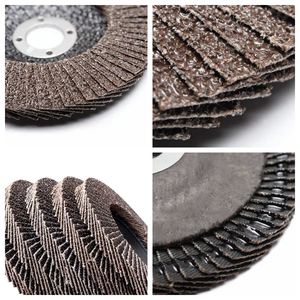 <span class=keywords><strong>Precio</strong></span> barato Entrega rápida Discos de aleta de 4,5 <span class=keywords><strong>pulgadas</strong></span> 4-1/2X7/8 \ "T27 120 Grit Sanding Wheels <span class=keywords><strong>Amoladora</strong></span> angular para acero inoxidable - Product Image 5