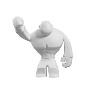 Figura de Vinilo Blanca Kawaii de 9 Pulgadas para Pintar y Proyectos de Diseño Artístico - Product Image 6