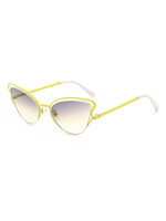 Twooo T1539 nouveauté mode métal creux oeil de chat Hip Hop personnalité lunettes de soleil