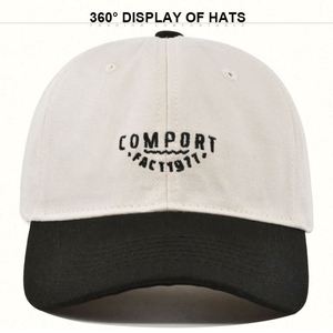 Gorras de Béisbol Promocionales Baratas, Sin Estructura, de Dos Tonos, 100% Algodón, con Visera Curva, Bordadas, Estilo Dad Hat, Deportivas, Formales, Unisex - Product Image 4