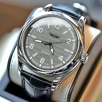 Montre de luxe pour homme à quartz, boîtier en alliage, épaisseur 10 mm, résistante à l'eau, bracelet en cuir, cadran analogique, montre tendance 2026 BB07