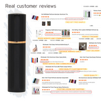 Flacon pulvérisateur de parfum portable en aluminium 10 ml, surface givrée, mini flacon vaporisateur, flacon distributeur d'huile