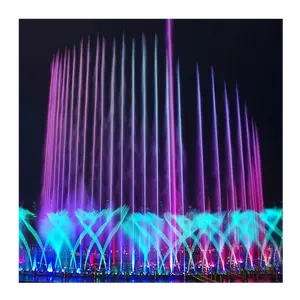Садовый фонтан для воды, музыкальный фонтан danicng с красочным настольным фонтаном