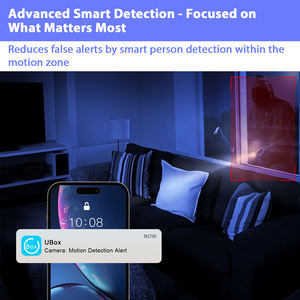 Mini caméra de sécurité 1080p à double objectif Détecteur de mouvement 4G portable intérieur et extérieur avec vision nocturne ODM personnalisable - Product Image 6