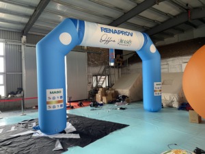 Inflatable Promosi Olahraga yang Dapat Digunakan Kembali dengan Pompa Udara dan Tas Pembawa untuk Pintu Masuk Tim Juara - Product Image 6