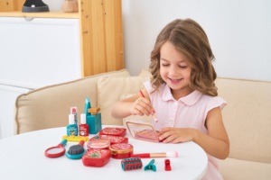 Trousse de <span class=keywords><strong>Maquillage</strong></span> Portable de Noël pour Enfants, Ensemble de <span class=keywords><strong>Maquillage</strong></span> de Fête pour Filles, Cadeau de Noël - Product Image 3