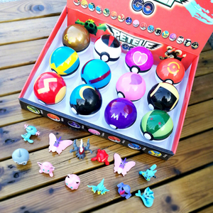 Figurine Pokémon Poké Ball, jouet de dessin animé en PVC de haute qualité, objet de collection 5 cm, jouet pour distributeur automatique - Product Image 1