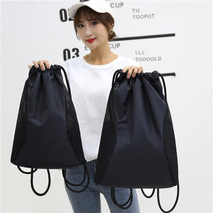 Factory Design Fashion Customizable Foldable Polyester <b>Drawstring</b> Bags with Multicolor Logo Folding Style for All-Purpose Use - Product Image 5