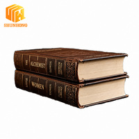 Servicios de Impresión de Libros de Tapa Dura Personalizados, Encuadernación Perfecta, Laminados, con Aspecto de Cuero, Textura de Cuero Clásica, Impresión con Acabado en Relieve