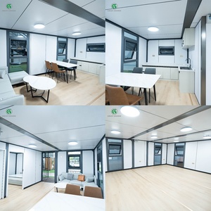 Casa Contenedor Prefabricada de Dos Pisos y 20 Pies, Modular, <span class=keywords><strong>Plegable</strong></span>, Expandible, Casa Pequeña de Lujo, Lista para Enviar - Product Image 2
