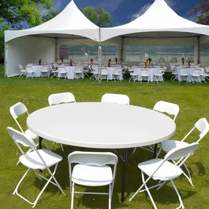 <span class=keywords><strong>Mesa</strong></span> <span class=keywords><strong>Redonda</strong></span> Plegable Ligera de 4, 5 y 6 Pies para Alquiler en Eventos - Product Image 5
