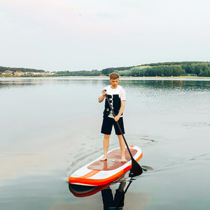 Planche à pagaie en Fiber de carbone super légère de haute qualité pour les sports nautiques Logo personnalisé pour Dragon Boat Kayak SUP Surf - Product Image 1