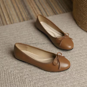 Monthly Sales of 20,000 Pairs Custom Factory Single <b>Shoes</b> Pointed Casual Flat Women's <b>Shoes</b> - Product Image 4