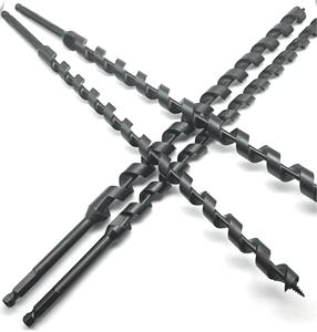 2025 Jeu de forets en spirale à tige hexagonale extra longue pour le forage profond dans le bois - Product Image 1