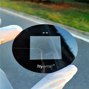 Folha de vidro temperado personalizada, impressão da tela de seda 0.7mm tv
