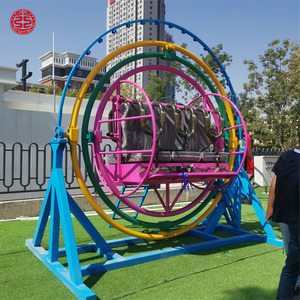 Colorful 2 Seats <strong>Electric</strong> <strong>Human</strong> <strong>Gyroscope</strong> Rides Indoor Game for Market - Product Image 3