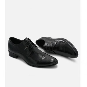 Zapatos Oxford de Negocios con Cordones de Cuero Italiano Genuino Personalizados de Venta Caliente para Hombre, Impermeables, Transpirables y Antideslizantes - Product Image 4