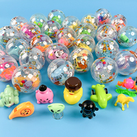 Capsules en plastique sans BPA MAGIC AMUSEMENT 75 mm pour distributeur automatique de figurines à assembler, vente en gros d'usine, originales