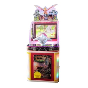 Nouvelle Machine de Jeu d'Arcade Électrique pour Enfants : Pistolet à Monnayeur Tirant des Balles, Dinosaure de Combat - Product Image 1