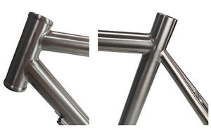 Hoogwaardig lichtgewicht Gr9 Ti3Al2.5V titanium CNC-gefreesd fietsframe voor racefiets, MTB, gravelbike, op maat gemaakt, gepersonaliseerde lak - Product Image 6