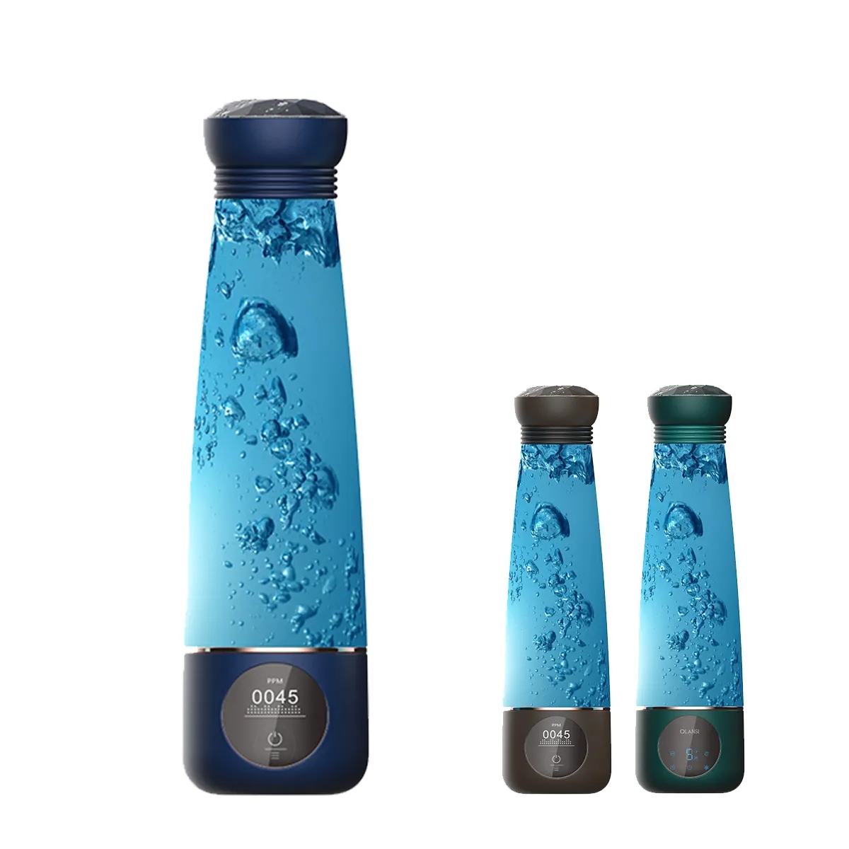 Portátil Hidrogênio Rico Saúde H2 vida hidrogênio garrafa de água vidro personalizável sistema com preço promocional Kangen Water Bottle