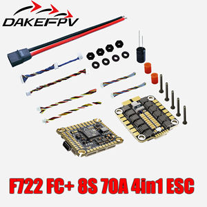 DAKEFPV F722 FC стек 30x30 мм металлический Полетный стек с STM32F722 поддерживает контроллер Betaflight INAV для FPV гоночного дрона - Product Image 6
