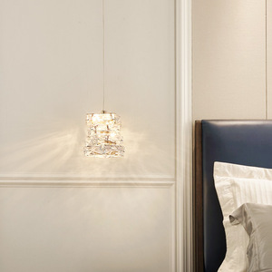Modern Minimalist Crystal Chandelier Led Light Multi Head Round Pendant For Dining Room Home Lighting - Product Image 3