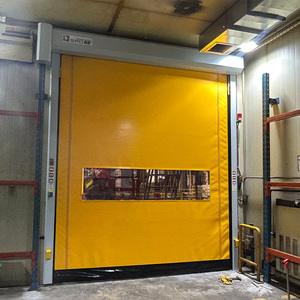 Porta Rapida Automatica a Zip 4000x4500mm, Velocità 0.6-1.5m/s, Barriera di Sicurezza a Infrarossi, 220V, Tenda in PVC per Magazzino - Product Image 4